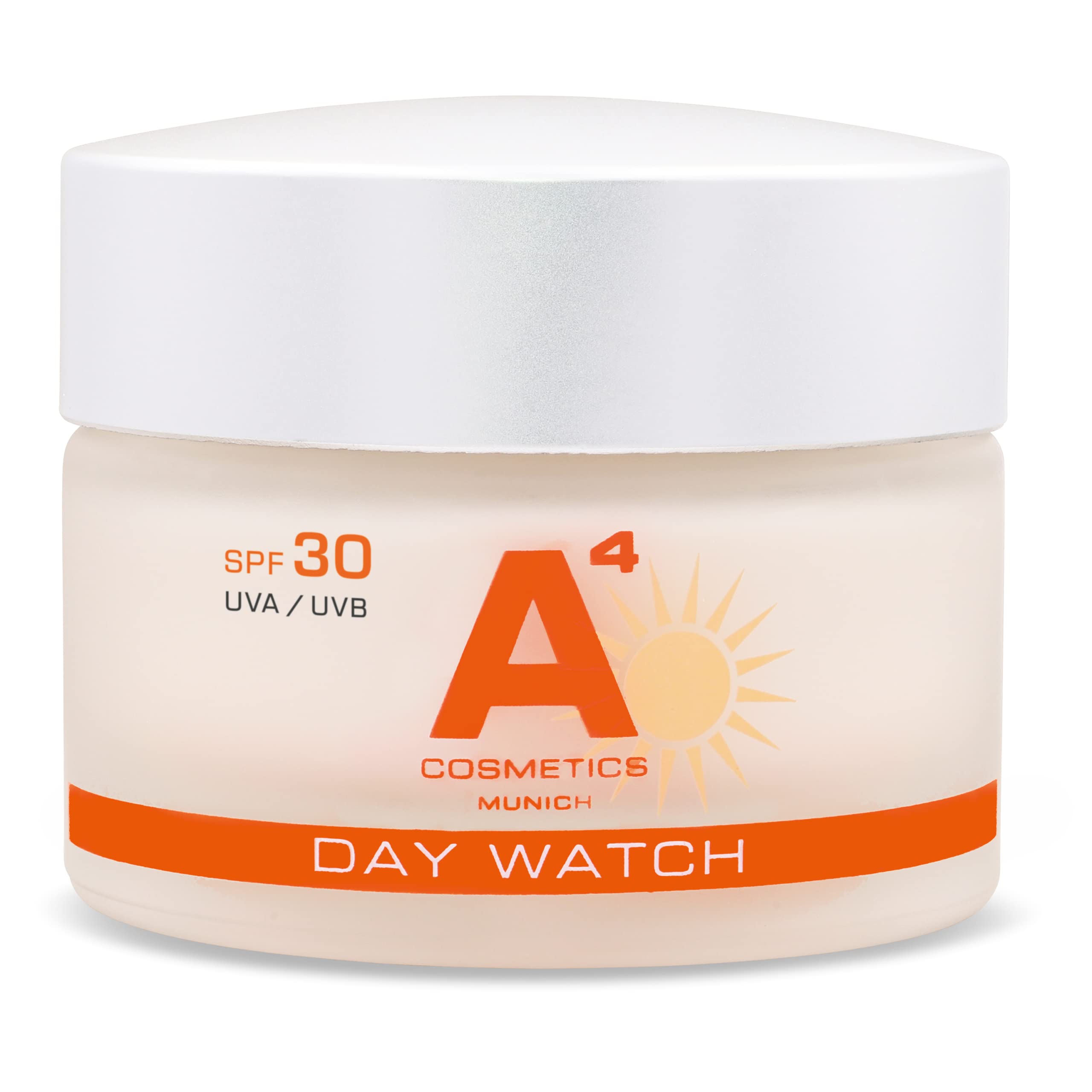 A4 Day Watch - Anti-Aging Tagescreme/Tagespflege mit Sonnenschutz LSF 30 (50 ml) | Clean Beauty Wirkstoffkosmetik auf natürlicher Basis