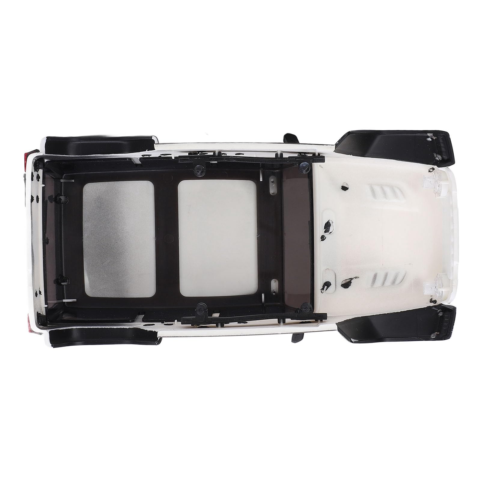 Pongnas Pokrowiec na karoserię RC do Samochodu Zdalnie Sterowanego Axial SCX24 /24 | Część Ulepszająca z Twardego Plastiku (WHITE)