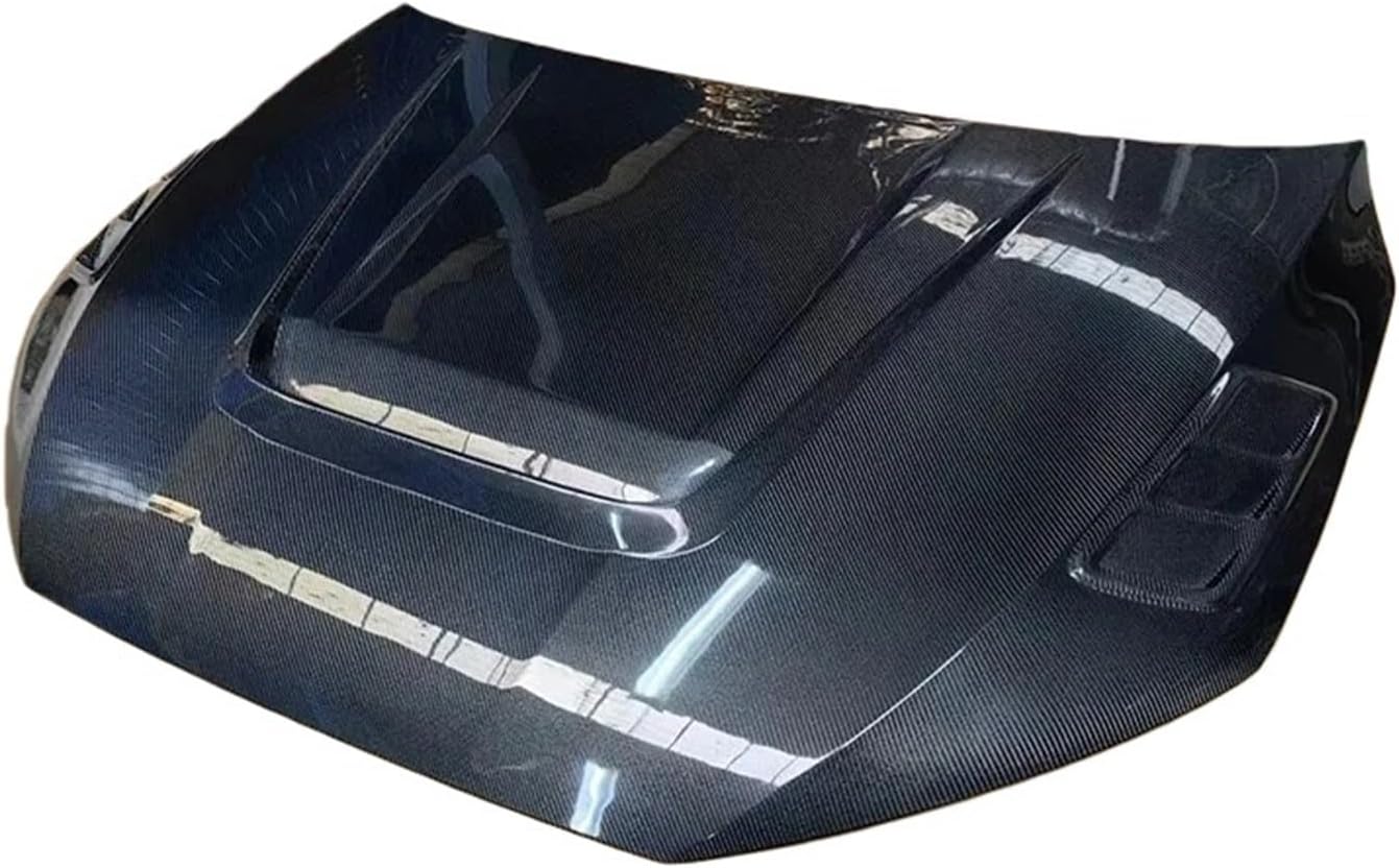 TT カーボンファイバー 未塗装 フロントエンジンフード ボンネットカバー と互換性がある Audi TT TTS TTRS MK2