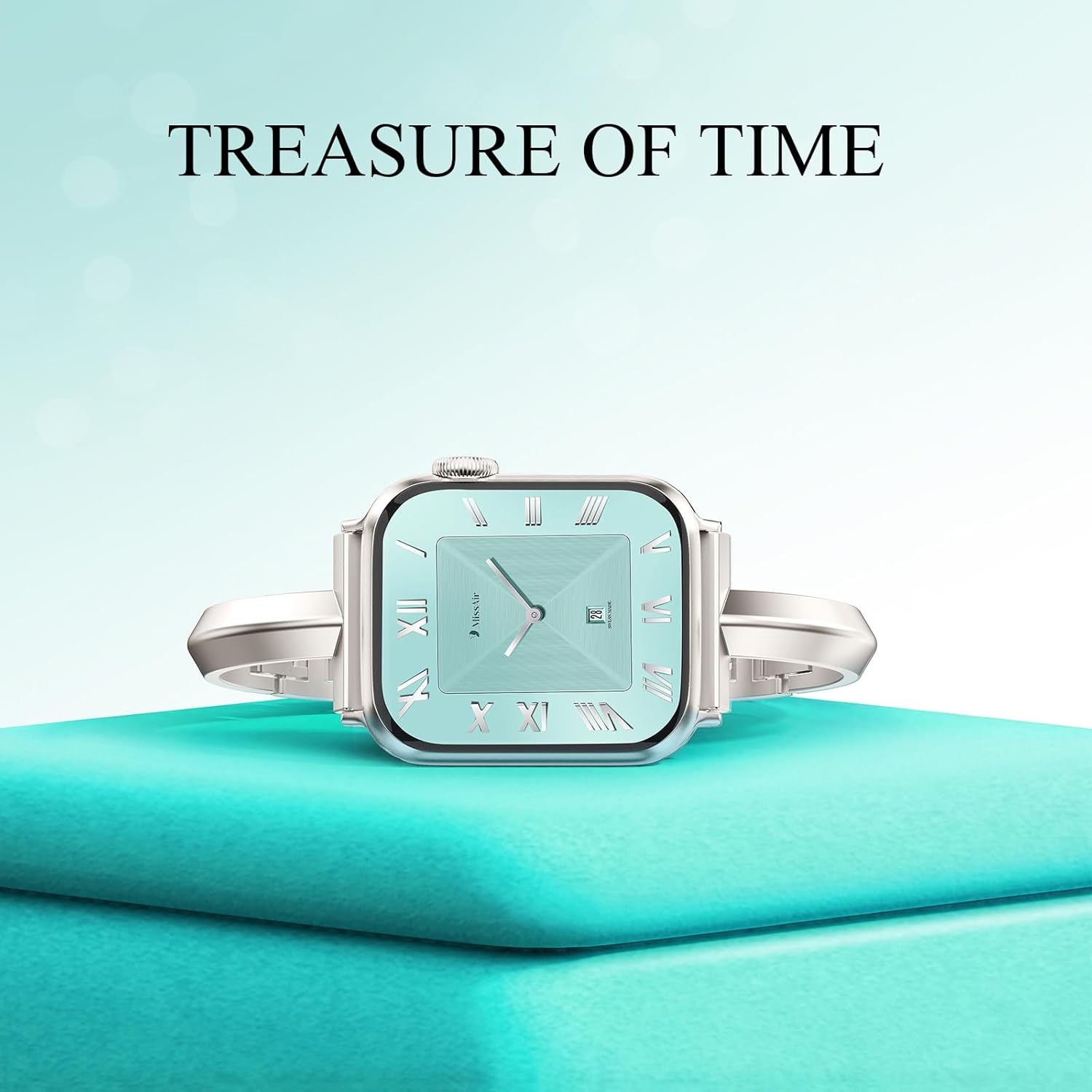 Missair Thin Band Compatible with Apple Watch 38mm 40mm 41mm 42mm 44mm 45mm 46mm 49mm for Women, Slim Bracelet Designer Dressy Stainless Steel Metal Strap for iWatch Series 11 10 9 8 7 6 5 4 SE Ultra - Image 3