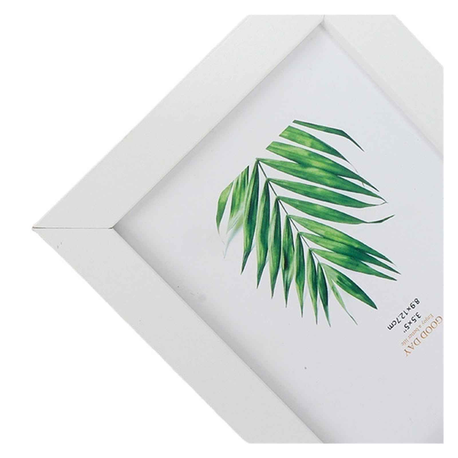 DAJGRHE Photo Frame Wood Small Photo Frame For Wall Hanging With Glass 9X13 13X18cm Wooden Picture(White Frame,9X13cm 5inch)