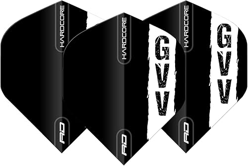 Miniatura 2 de RED DRAGON Jugadores Hardcore Dart Vuelos - 3 juegos por paquete (9 vuelos de dardos en total)