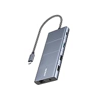 Anker Hub USB C 11 in 1 Docking station, Porte USB C e USB A da 10Gbps