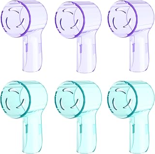 Toothbrush Covers Caps Compatible with Oral B Replacement Heads,Fits for iO Series Ultimate White,Ultimate Clean and Gentle Care Toothbrush Heads Protector,Travel Must Haves(6pcs)