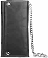 Amazon.com: NIUCUNZH Mens Genuine Leather Chain Wallet: Biker