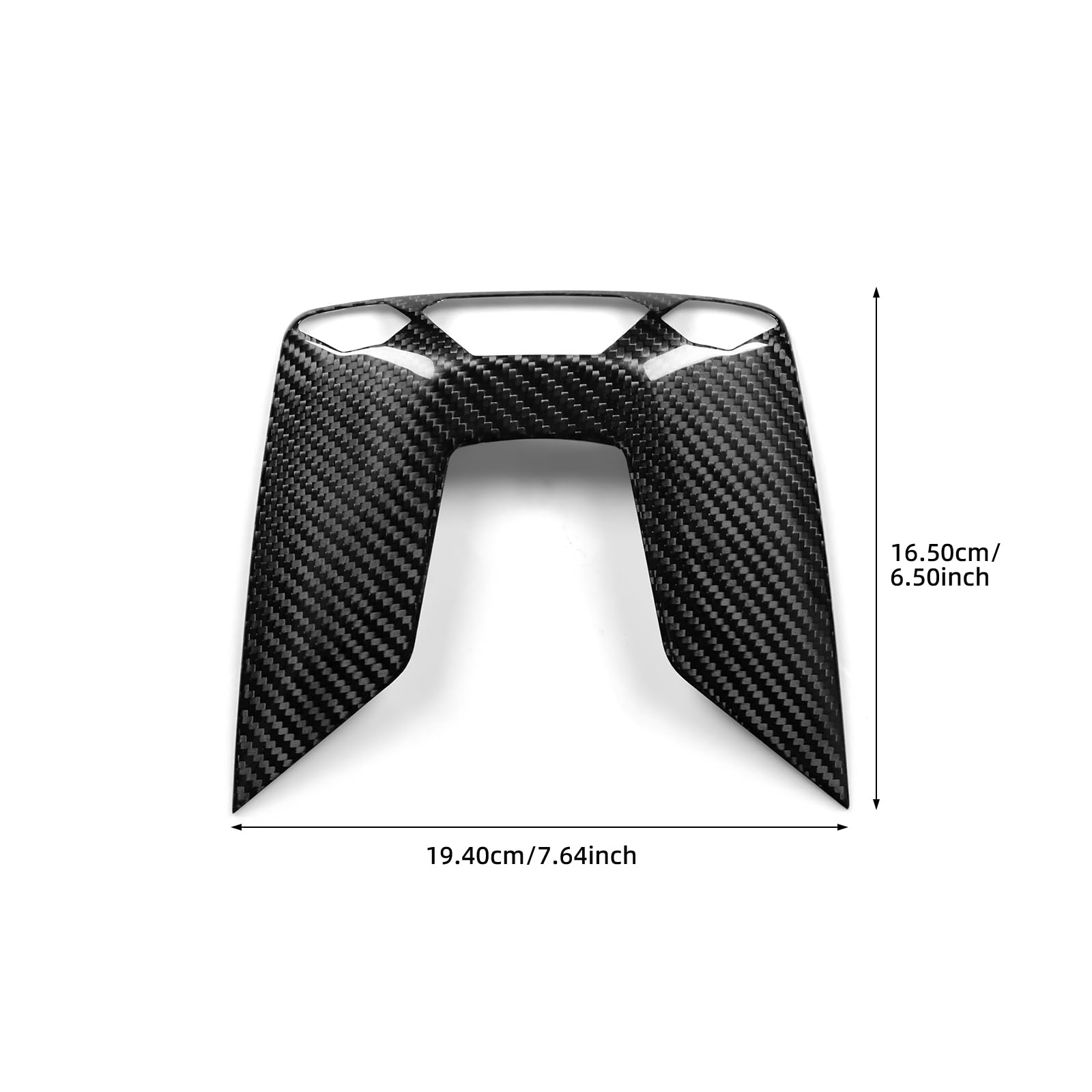KUNGKIC Para 2025 2024 Mini Cooper F65 F66 U25 Accesorios Fibra de carbono duro Coche Delantero Luz de lectura Marco Interior Piezas de automóvil Regalo