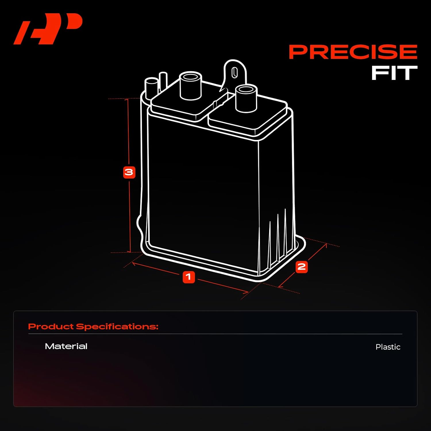A-Premium Vapor Canister Compatible with Chevrolet Tahoe 2004-2016 & GMC Yukon 2004-2016 & Cadillac SRX 2004-2005, Escalade 2004-2006/2008-2016, CTS 2004-2005 & Buick Rendezvous 2004-2005
