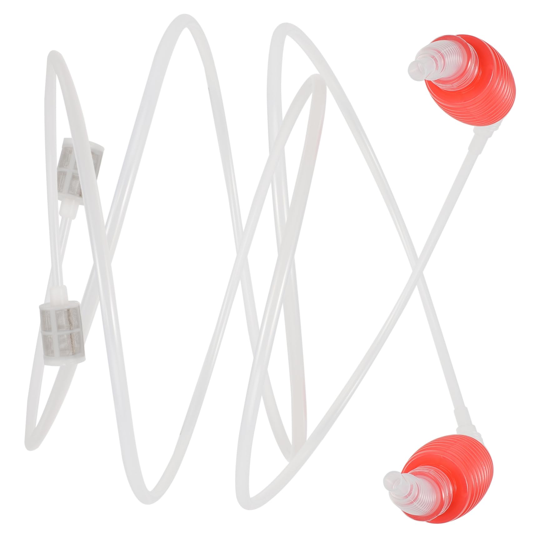 GOOHOCHY 2pcs Wine Siphon Fuel Siphon Fuel Stabilizer Home Tools Siphon Hand Pump Siphon Filter Tube Beer Making Tools Hose Pumping Tubes Wine Pumping Device Food Grade Ball Eva