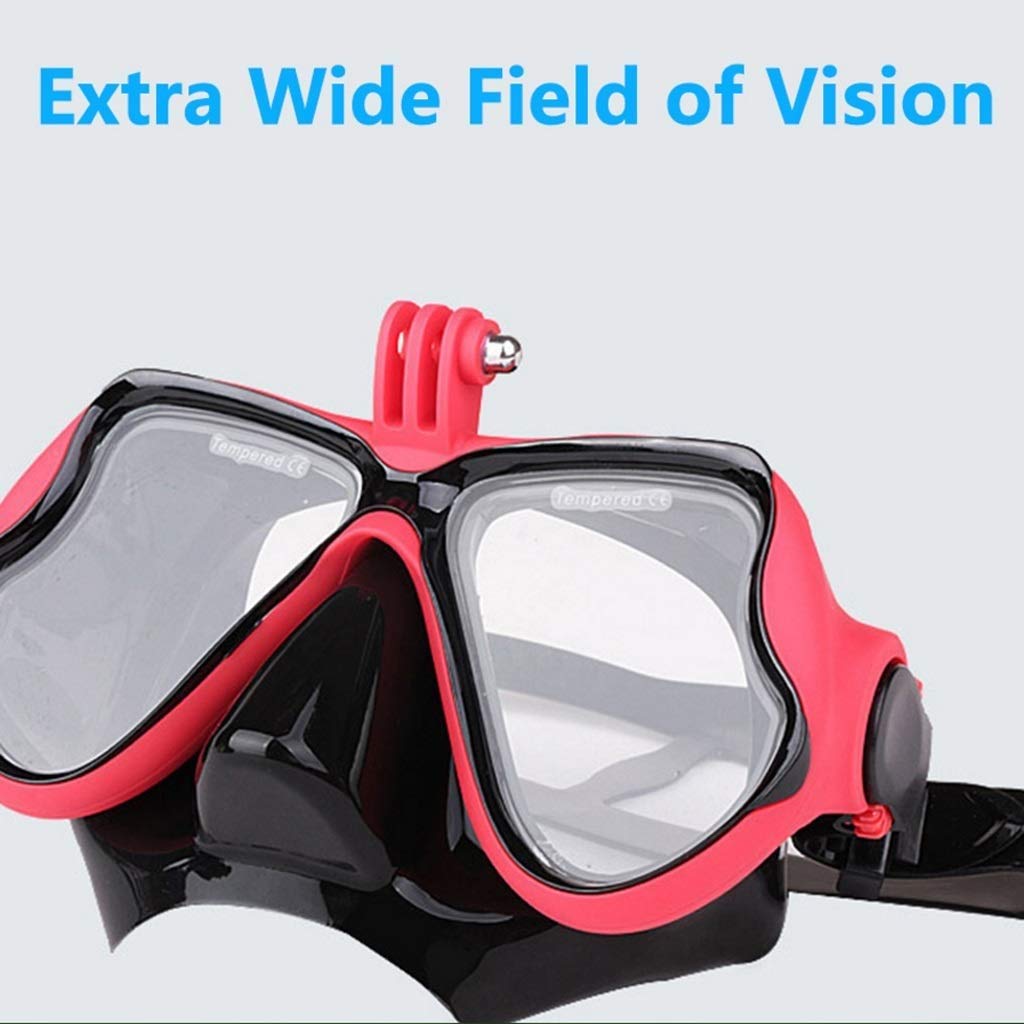 Máscara de Snorkel antivaho, Vidrio Templado panorámico Resistente a Impactos