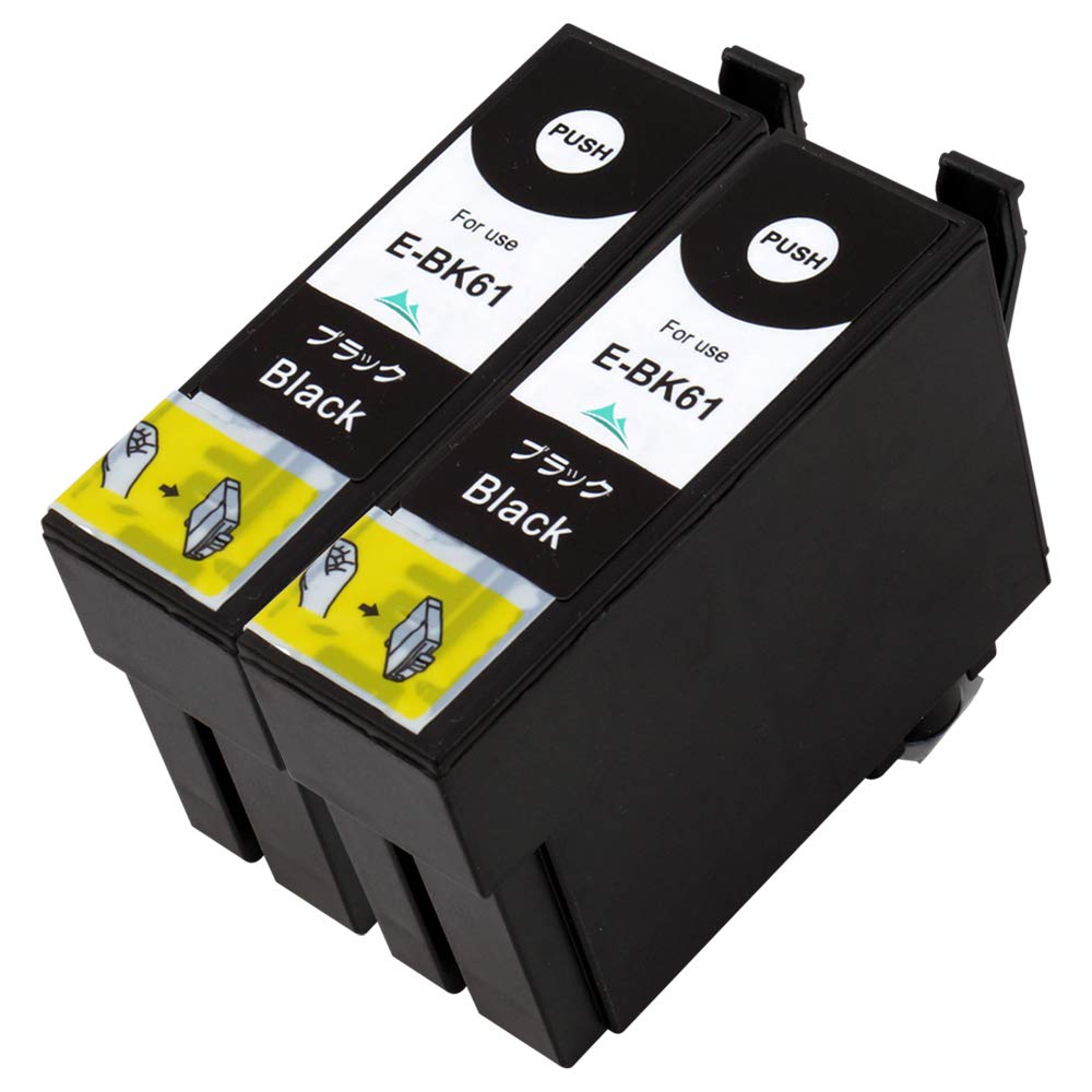 キャサリン様確認用 Amazon.co.jp: EPSON ICBK61×2【ブラック2本セット】ICチップ残