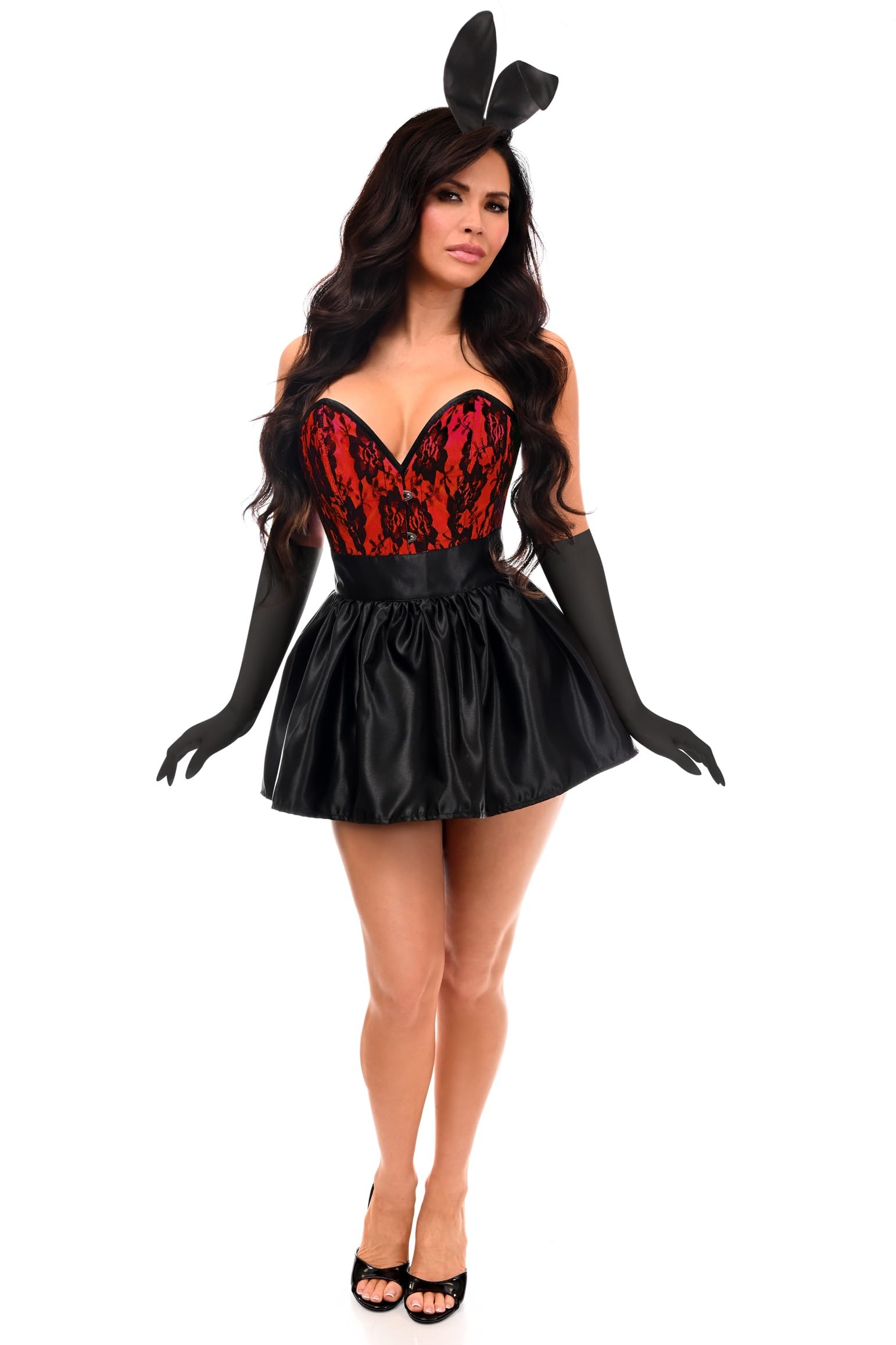 Daisy corsets womens Daisy Corsets Womens 5 Pc Premium Boudoir Bunny Corset Costume - Halloween & Plus Size