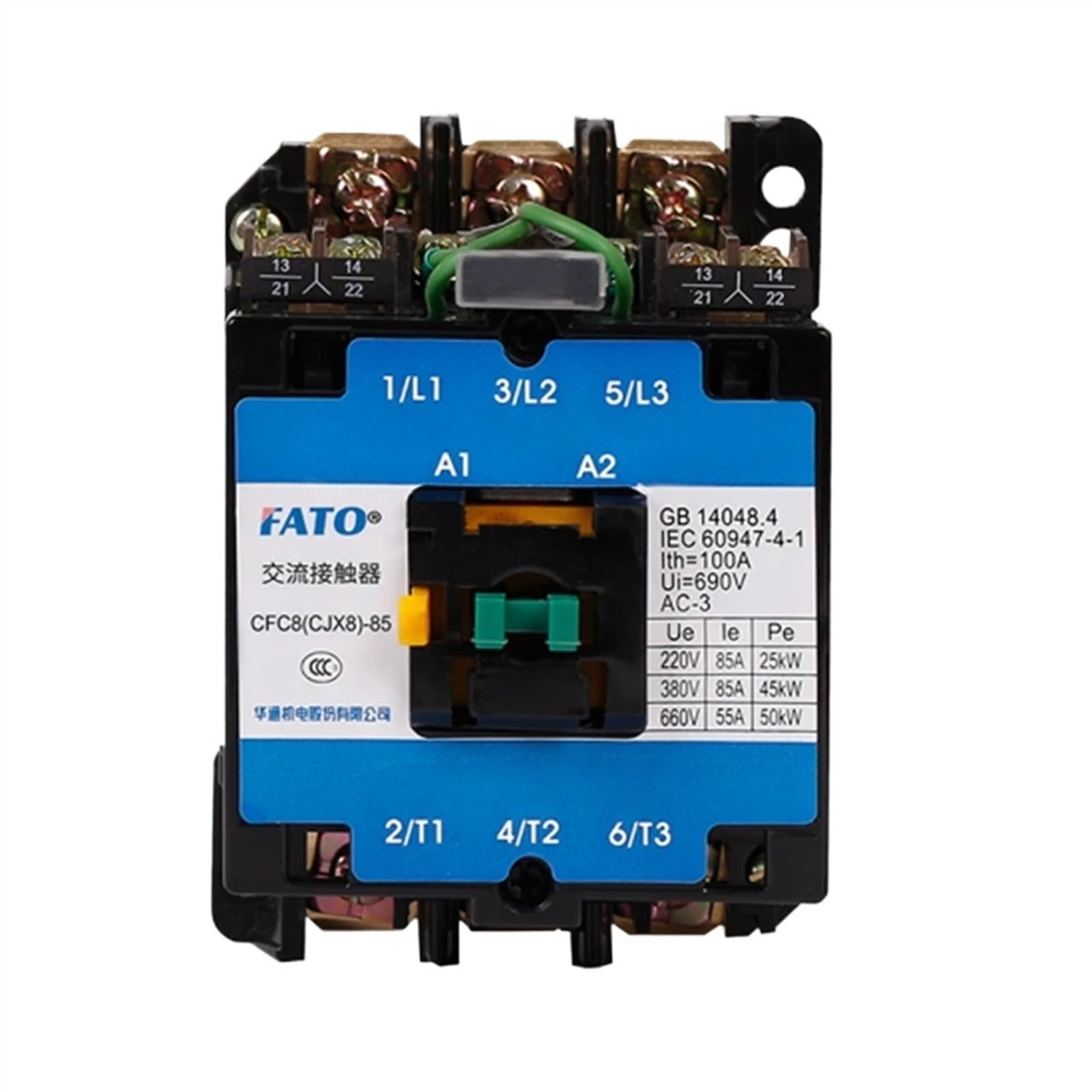 Contacteur CA CFC8-25 30 boîtier ignifuge haute sécurité 220V