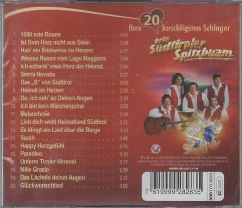 Ihre 20 Kuscheligsten Schlager
