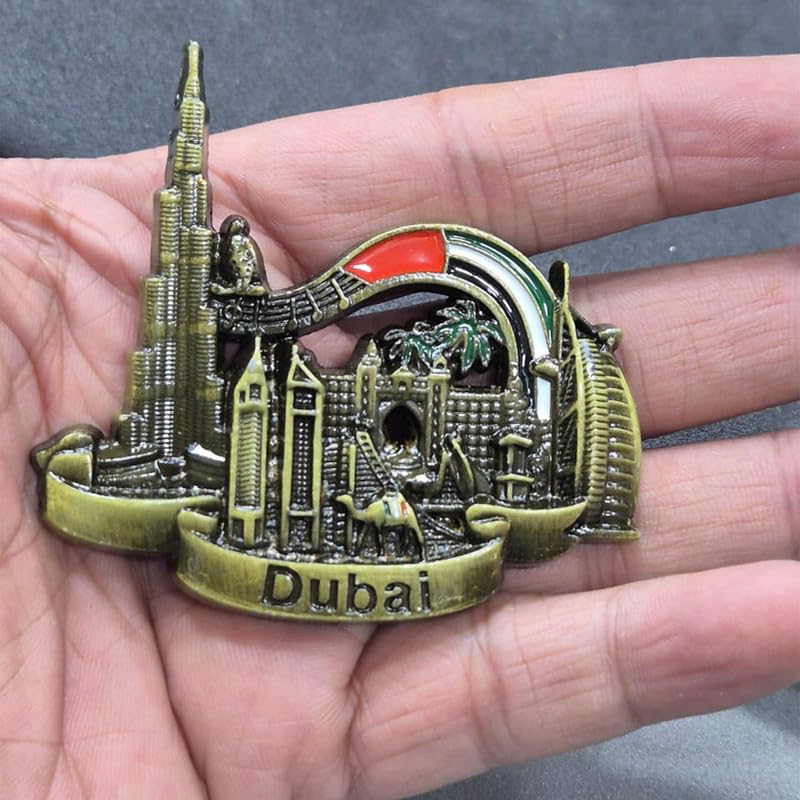 DT DECTONE Regular Metal Fridge Magnet, Dubai 3D Metal Magnet for Fridge, Study Table, Kitchen Shelf, Office Desk, Premium Gift, Best Home Dcor Item for Travel Enthusiasts, Handmade Crafted Magnet-D1 (B0CXQ3DMTH) Amazon Price History, Amazon Price Tracker