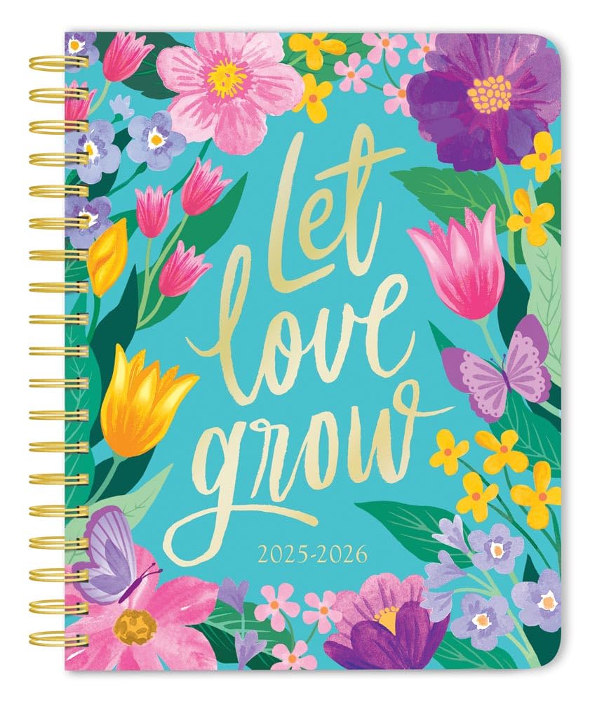 Bonnie Marcus OFFICIAL | 2026 6 x 7.75 Inch 18 Months Weekly Desk Planner | Foil Stamped Cover | July 2025 - December 2026 | Plato | Fashion Designer