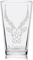 Vista 6 de AQUARIUS ZODIAC - Vaso de pinta grabado Gran idea de regalo místico de horóscopo astrología!
