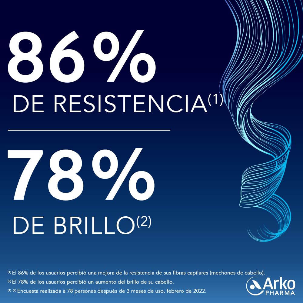 Arkopharma Forcapil Crecimiento, Pack Tratamiento de 3 meses, Sabor Frutos Rojos, Fuerza, Vitalidad y Brillo, Alta Concentración en Biotina, Vitamina B y C, Rojo, 60 Unidad (Paquete de 1)