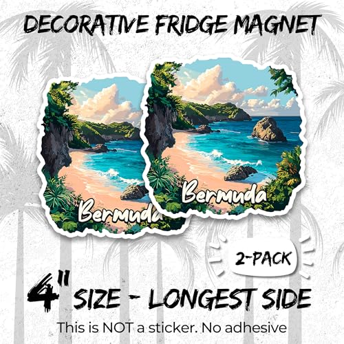 Bermuda Magnet 4 Inch 2-Pack miniatura 2