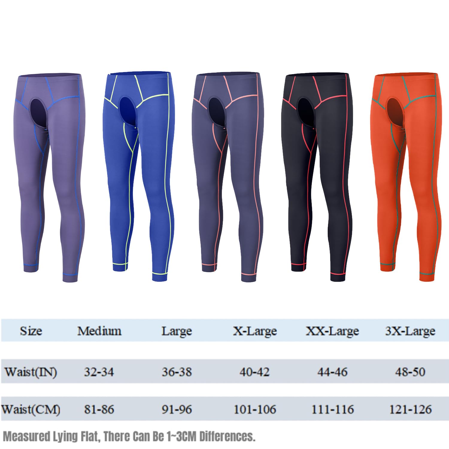 SUMABA Pantalones de compresión para hombre, capa base, leggings atléticos, mallas frescas y secas, apertura frontal, entrenamiento, deportes, gimnasio, correr, yoga