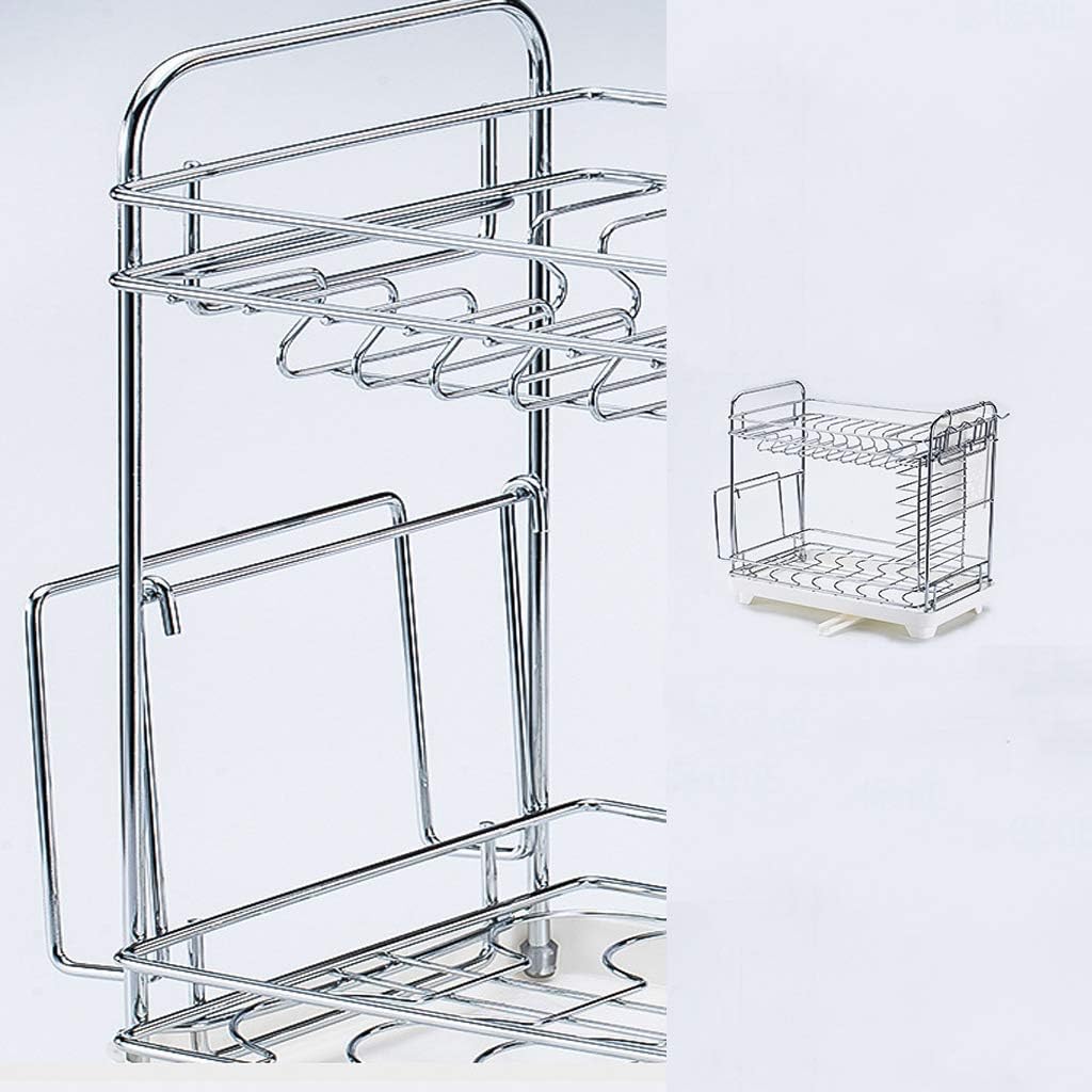 Kitchen Cutlery Drying Rack Dish Rack Multi-Function Cutlery Drain Rack Rack Supplies Buckle Punch Cutlery Rack for Dishwasher