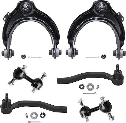 Miniatura 128 de Detroit Axle - Kit de brazos de control AWD para cargador Chrysler 300 Dodge Challenger Magnum, 2 brazos de control superiores delanteros con rótula