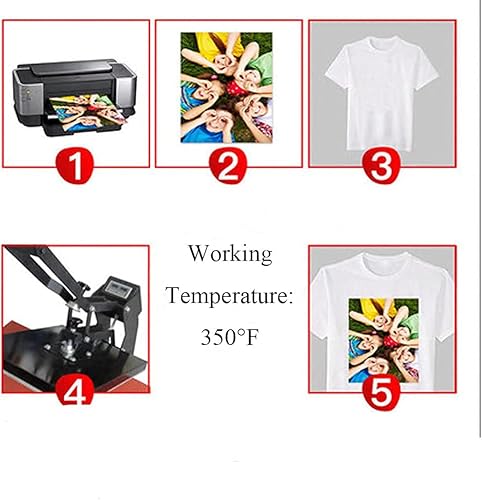 Miniatura 8 de Papel de transferencia de calor A3, papel de sublimación de transferencia de secado lento de 3.53 onzas para ropa sin algodón, almohada de fibra