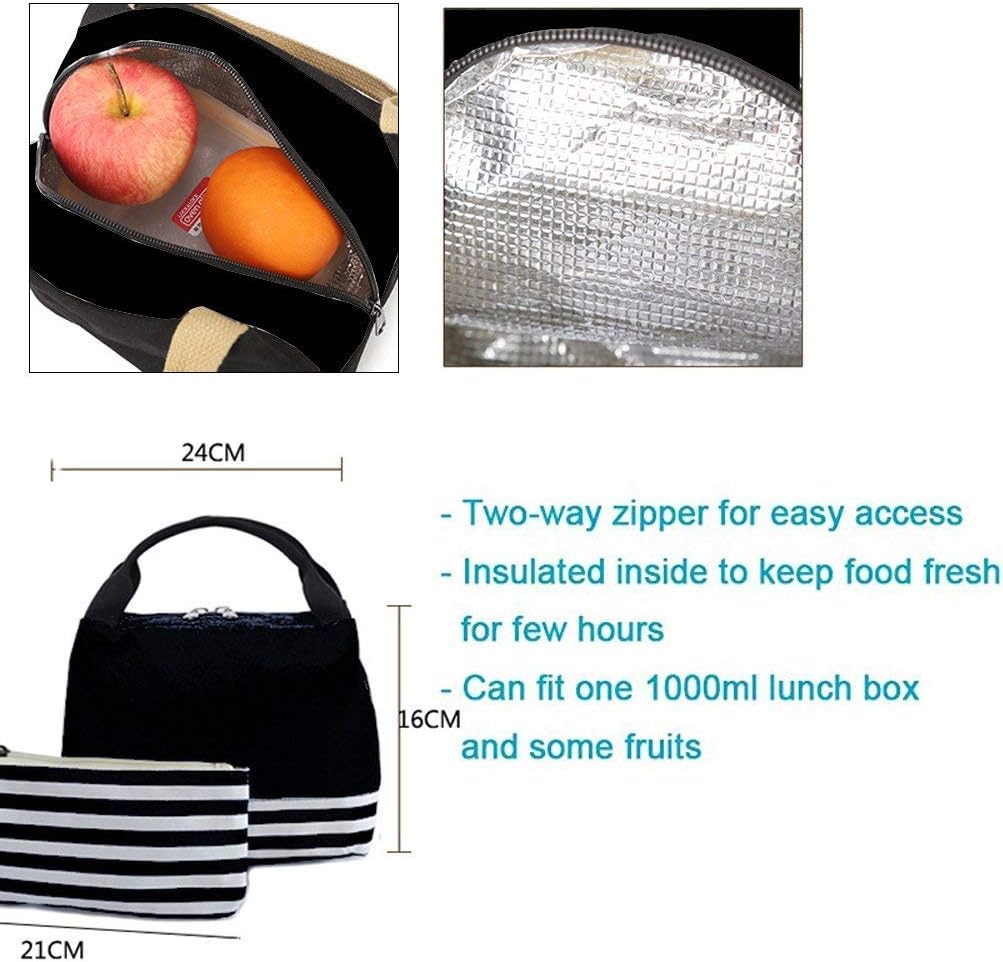 Best Review BAGTOP School Backpack Set - Canvas Teen Girls Bookbags 15 Laptop Backpack + Lunch Bags + Drawstring Backpack + Pen Case Bags Set (Black)