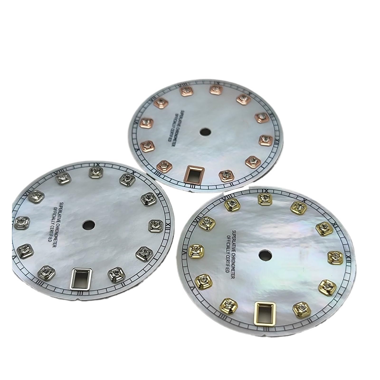 ZHGUIMING Quadrante a Conchiglia da 28,5 mm NH35/NH36 Quadrante S Adatto for movimenti NH35/NH36 Accessori for Orologi Strumento di Riparazione(4)