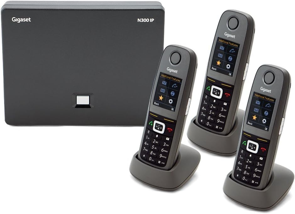Siemens Gigaset N300IP Base & R650H Handset Bundle - 3 Handsets