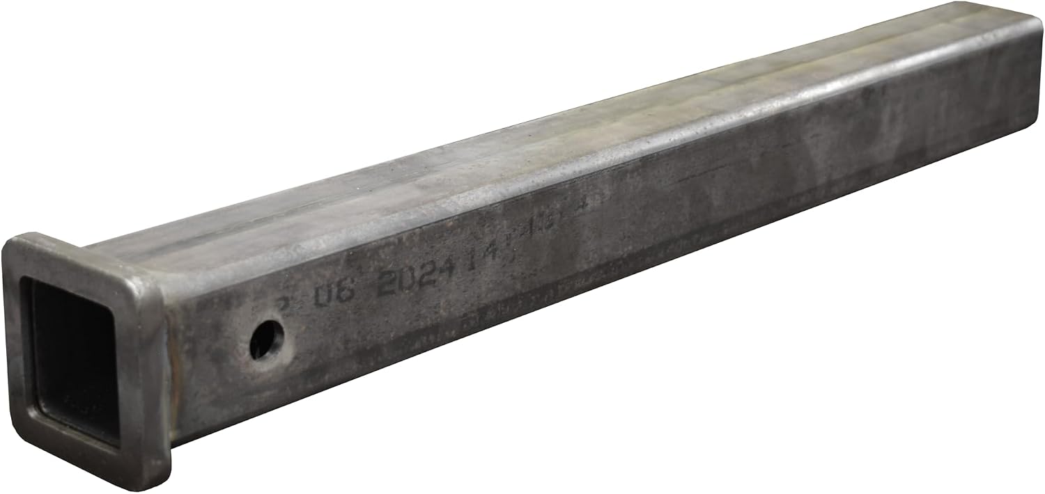 Rigid Hitch 2" I.D. x 24" Length Receiver Tube with Forged Collar, Made in USA (P-2425F)