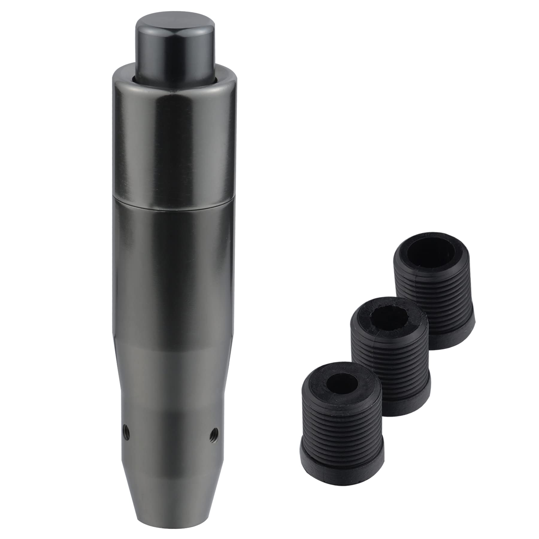 Padaodao Long Transmission Stick Knob, Aluminum Grip Head with Button Fit for Most Automotive Vehicles, Titanium