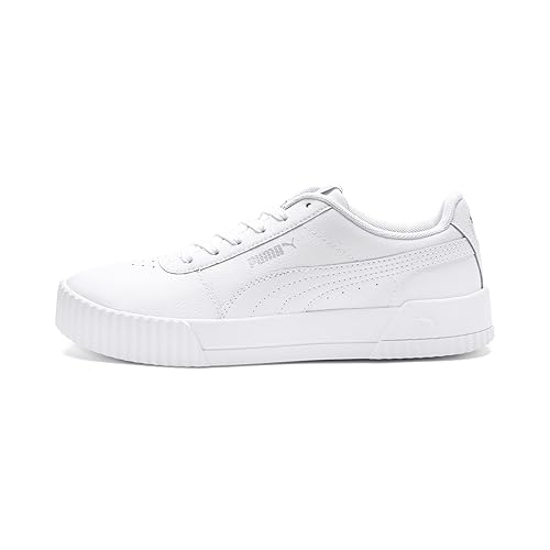 PUMA Damen Carina Lift Snake Sneaker - 37 EU - Puma White Puma White Puma Silver