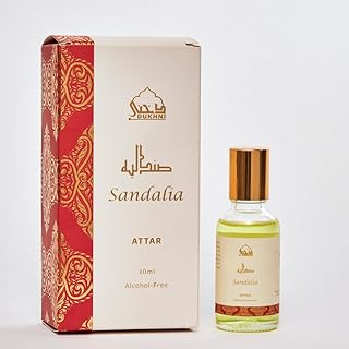 Dukhni Sandalia Attar Oil Arab perfume oils for men and women | 30ml Pure roll on perfume, sandal, sandalwood oil fragrance | Eid, Ramadan Hampers & Gifts, Vegan Islamic Scents