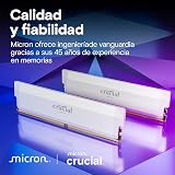 Crucial Pro DDR5 RAM 32GB Kit (2x16GB) 6400MHz CL38, Overclocking Gaming, Intel XMP 3.0 / AMD EXPO, Computer Memory (PC), White - CP2K16G64C38U5W - 6