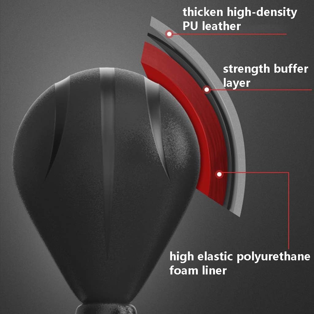 TOE Punching Bag with Stand Height Adjustable Boxing Bag with Boxing Gloves for Adults Kids Boxing Equipment for Gym Home Office (Color : Red) : Sports & Outdoors