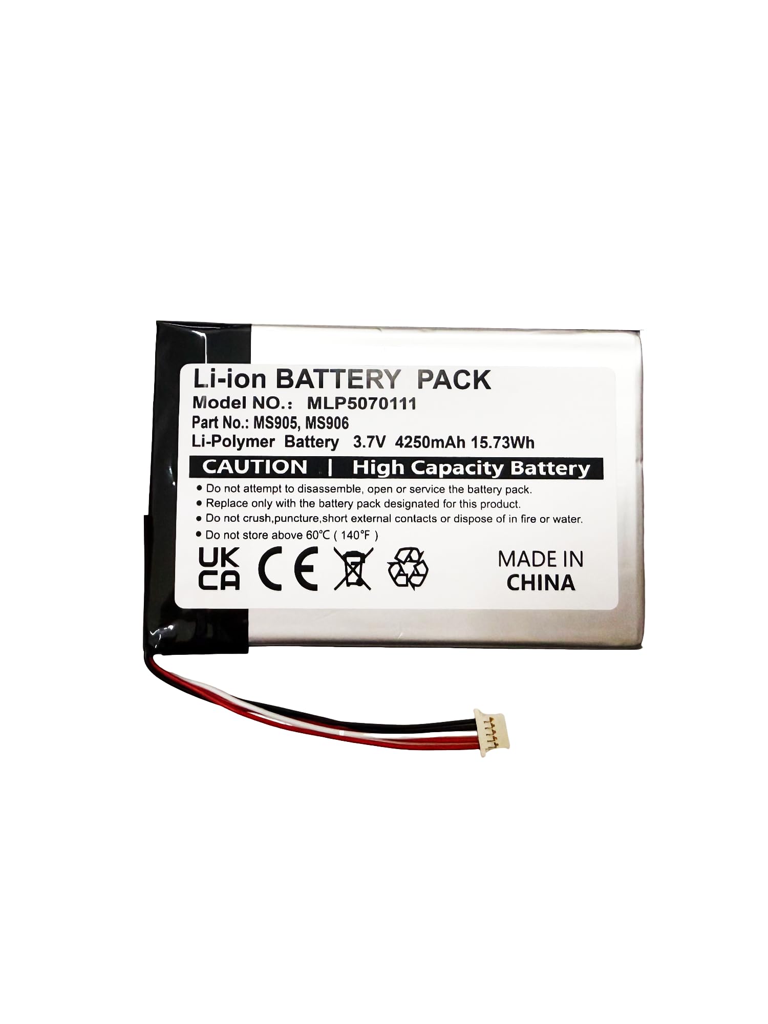 Batterie Li-Polymer 4250mAh Compatible Autel DS808, MK808, IM508, TS608 Et MaxiSys - TECHTEK