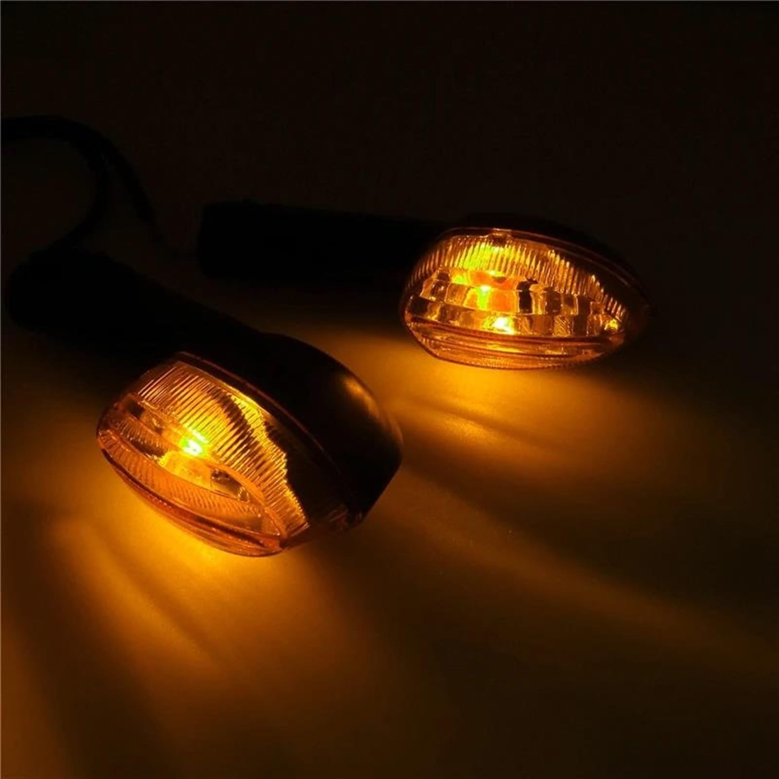 1 Paio Indicatore di direzione Posteriore Anteriore Moto Indicatore Luminoso Ambra Lampeggiante per Y&amaha MT10 MT07 MT09 Tracer FZ-07 YBR125 Indicatori di direzione