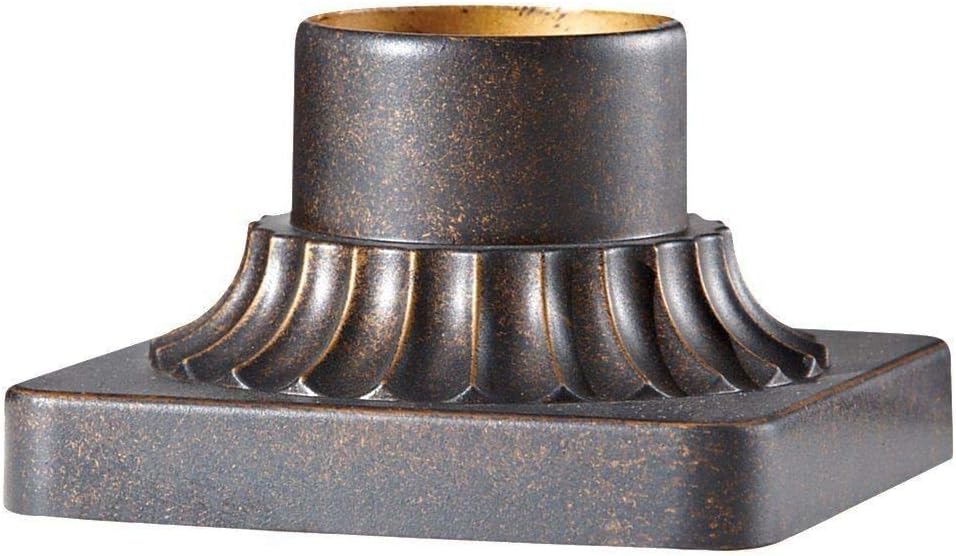 FeissLighting-Accessory-Pier Mount-Grecian Bronze Finish