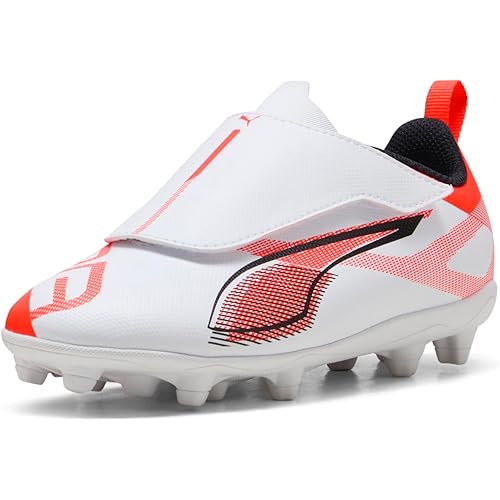 PUMA Unisex-Child Ultra Play Hook and Loop Firm, Artificial Ground Soccer Cleats Sneaker