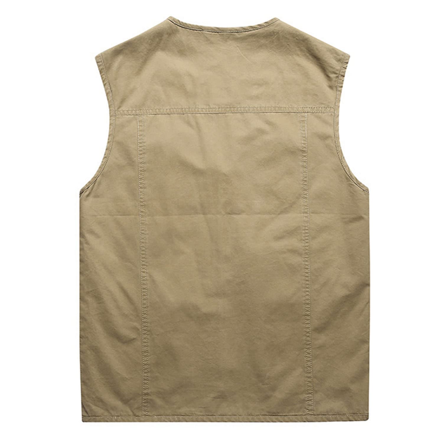 Chaleco De Hombre Multibolsillos Sin Mangas Chaleco De Pesca Casual Exteriores Chaleco De Fotografía Multifuncional Primavera Y Otoño Chaqueta De Utilidad
