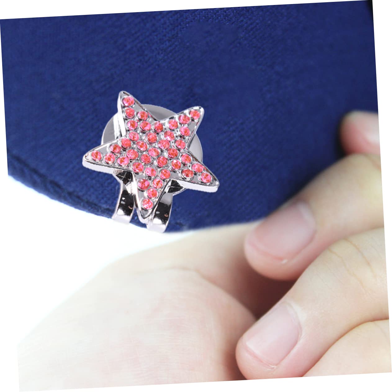 3 Stücke Golf Hut Clip Zähler Marker Clip Ziel Zubehör Strass Dekoration Für Visiere Hüte Gürtel Taschen