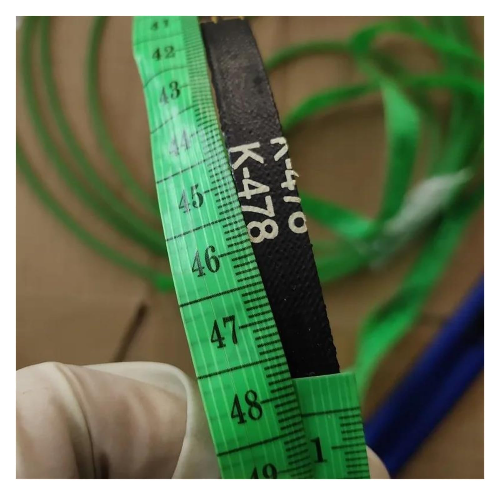 Courroies D'entraînement K478 - Lot De 3 Pour Perceuse à Colonne - Caoutchouc Résistant - Remplacement Facile