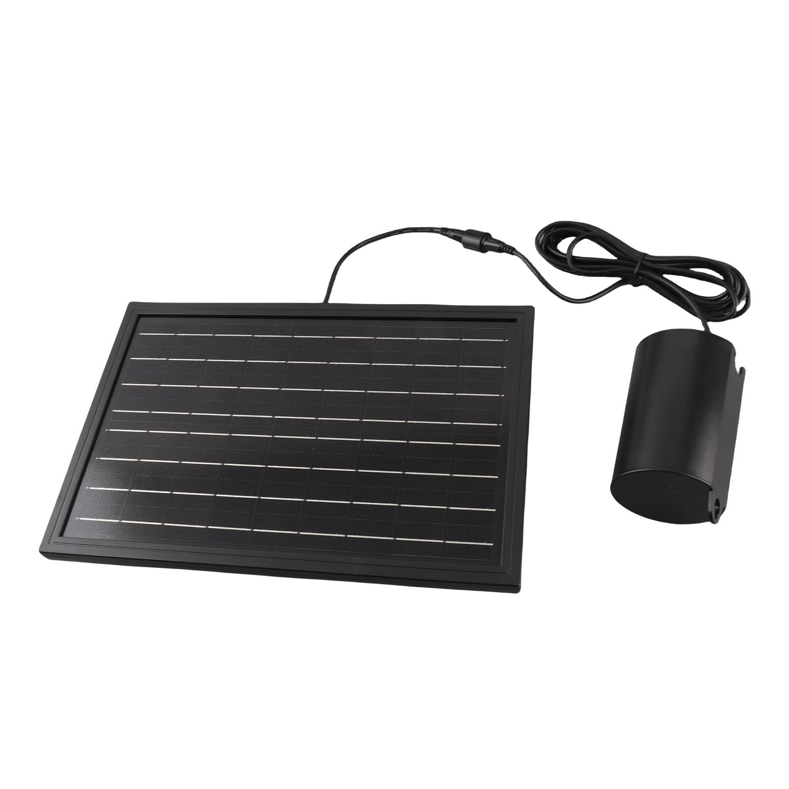 Zunate Aireador Solar para Estanque 8W 10V |Bomba de Aire de Oxígeno con Batería de 2400mAh IP64 Resistente Al Agua para Pecera