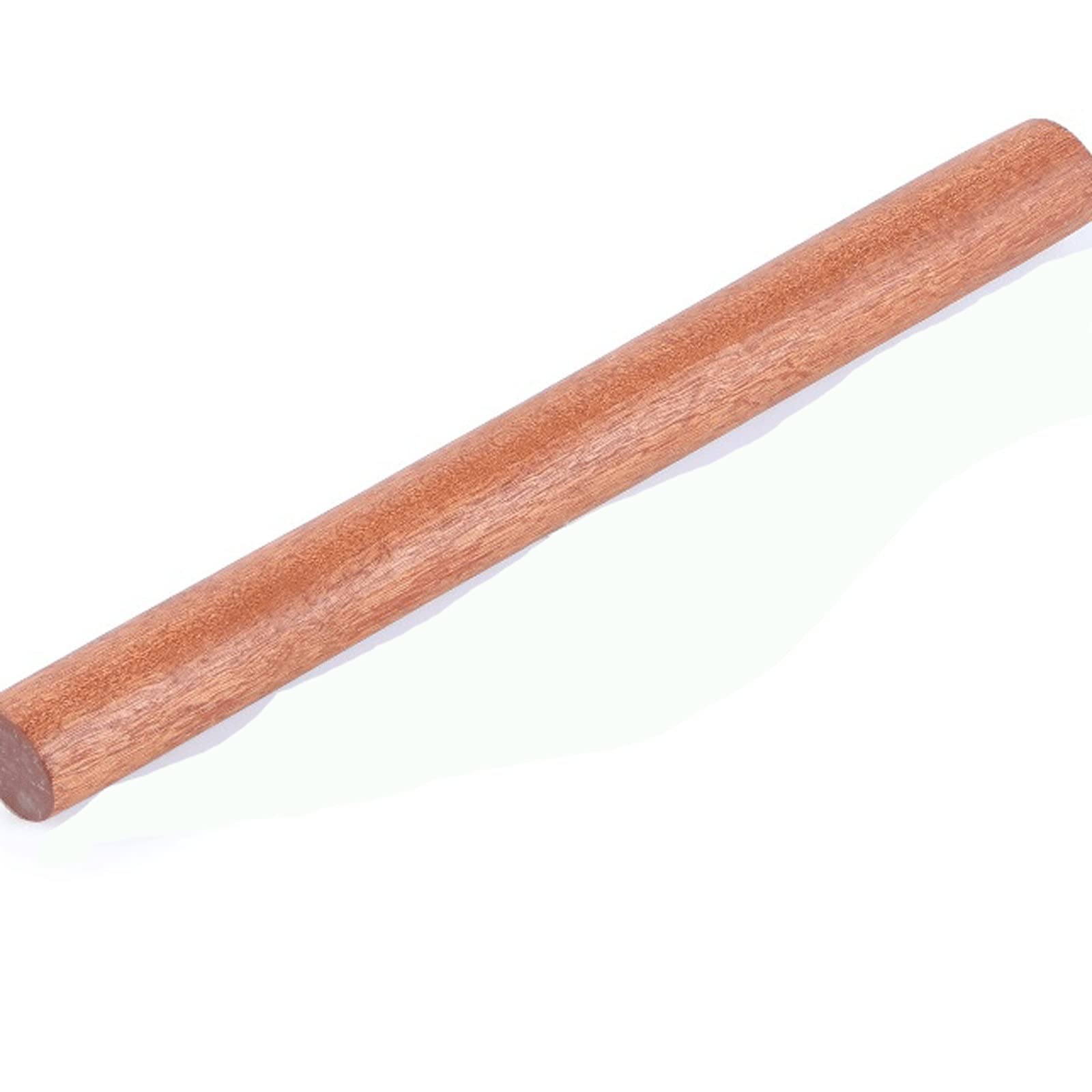 Rodillo de madera para hornear, herramienta de cocina de madera maciza para repostería, pan, pizza y fondant, perfecto para cocineros caseros y entusiastas de la repostería