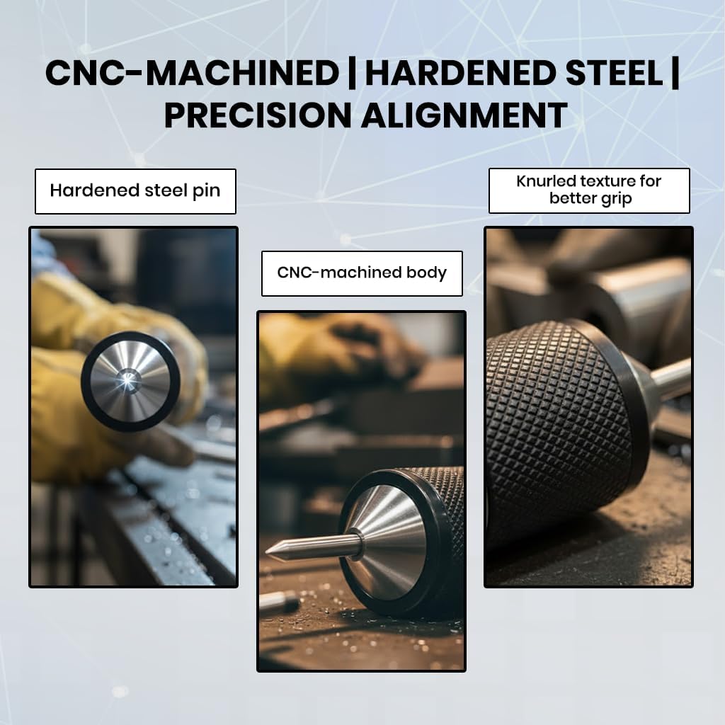 Hardened pin Universal Transfer Punch Center Aligner Punch Machine Tools (Set of Both)