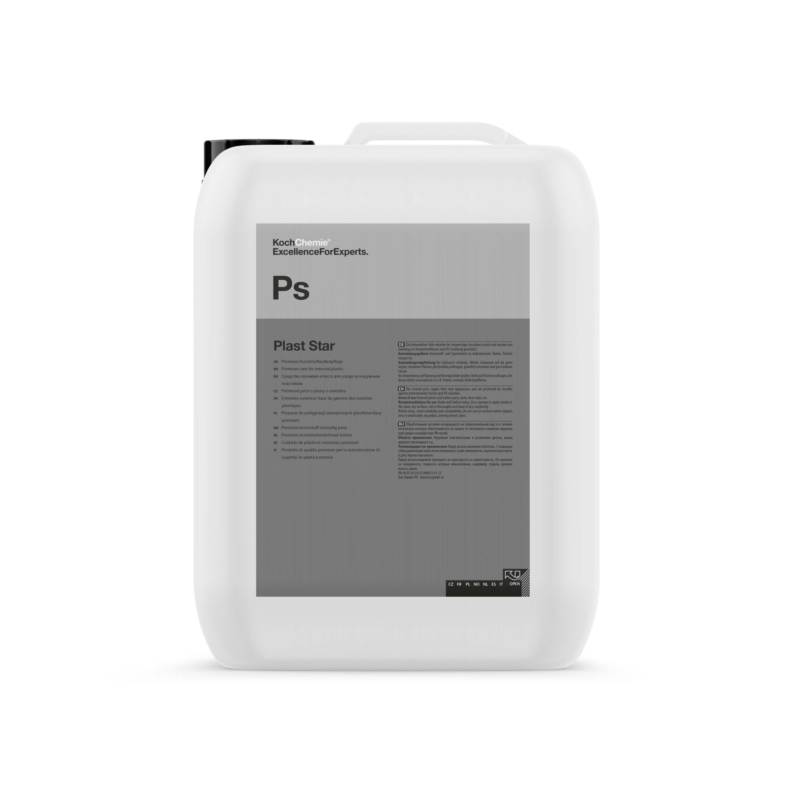 Koch Chemie Plast Star 173010 - Sin aceite de silicona, 10 l
