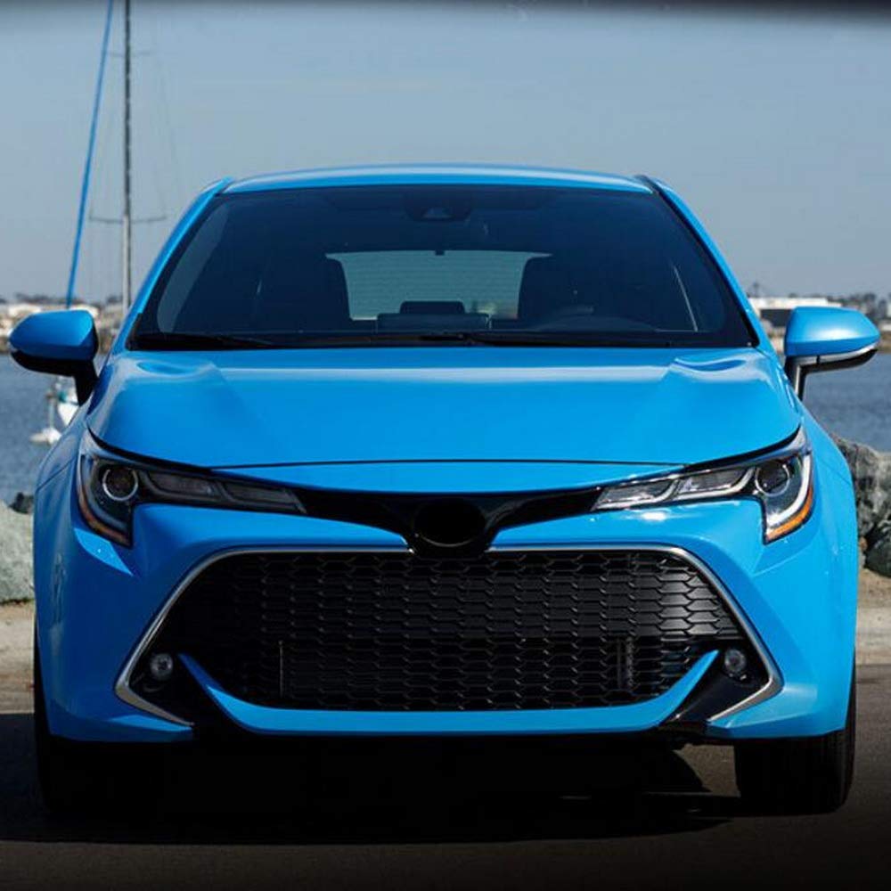 Samochodowe światła LED do jazdy dziennej reflektor przeciwmgielny zestaw do jazdy dziennej Corolla hatchback wersja europejska 2019 2020, 6000 K LED reflektor przeciwmgielny DRL + osłona + wiązka przewodów + przełącznik
