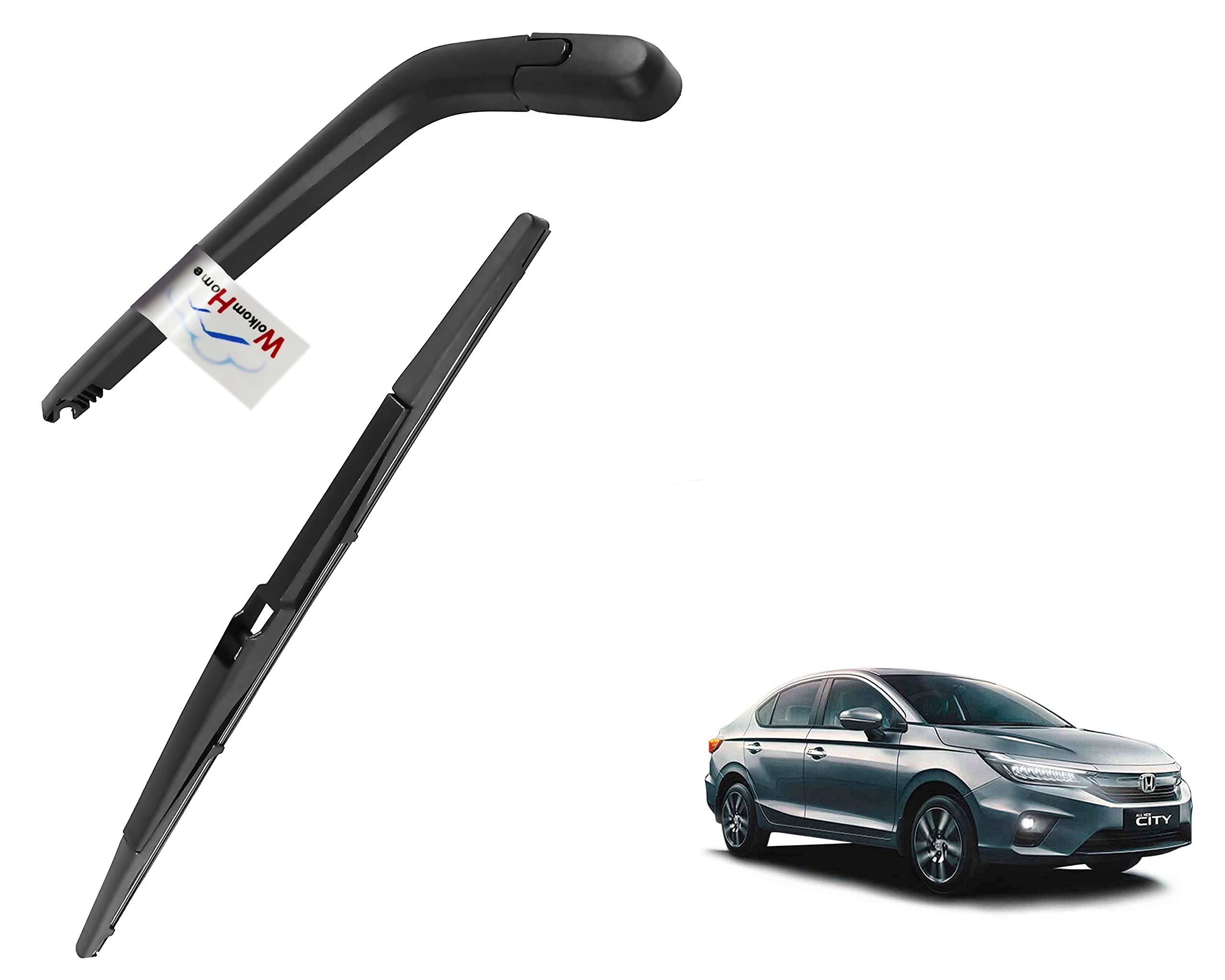 WolkomHome High Performance Car Rear Wiper Blade and Arm for Honda New City 2020-image-14