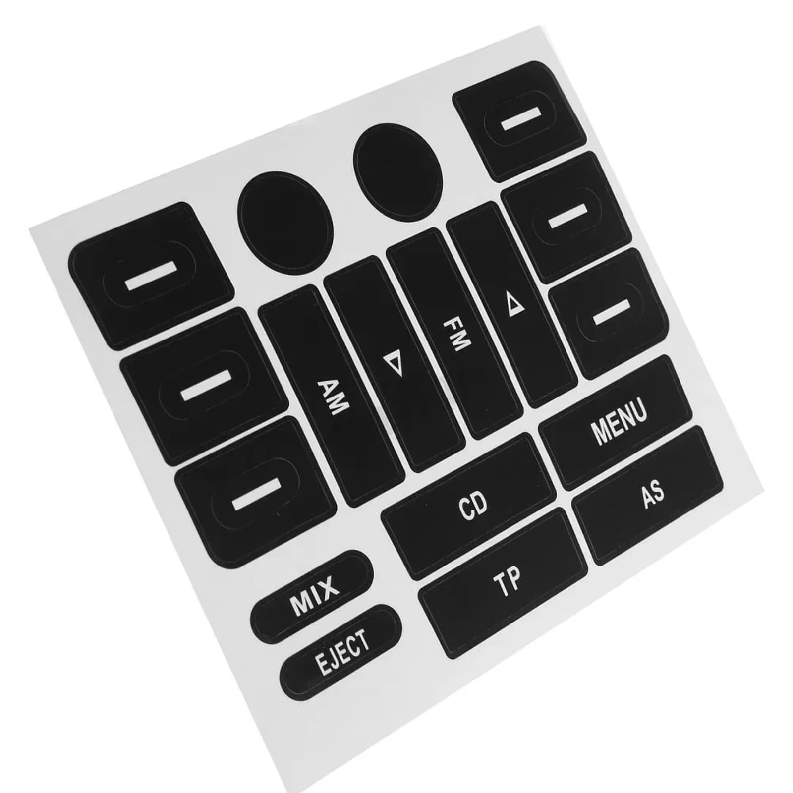 Interior Button Sticker Compatible with Vw for Golf for MK5 for Passat Button Repair Stickers Knobs Sticker Worn