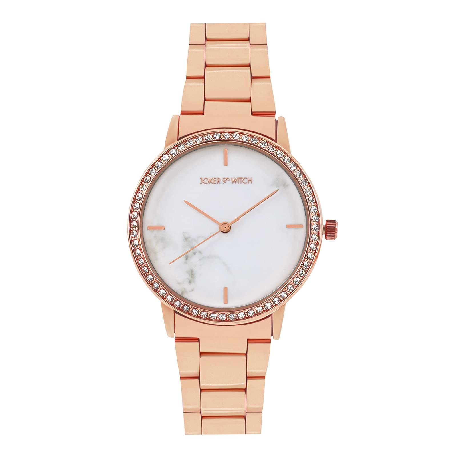 Joker & Witch Comet White Dial Rose Gold Stainless Steel Analogue Watch for Women (B0BBFHXSHN) Amazon Price History, Amazon Price Tracker
